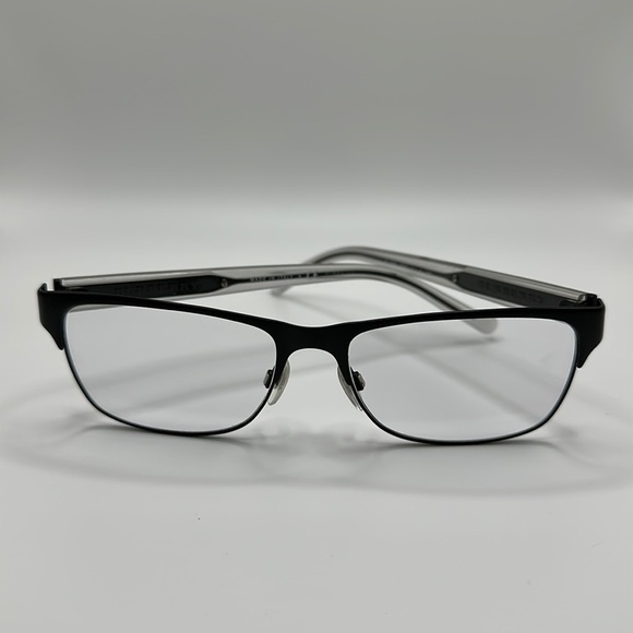 Burberry BE 1289‎ Black Metal Rectangle Eyeglasses - Picture 1 of 8